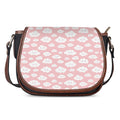 Cute Cloud Pattern Print Saddle Bag