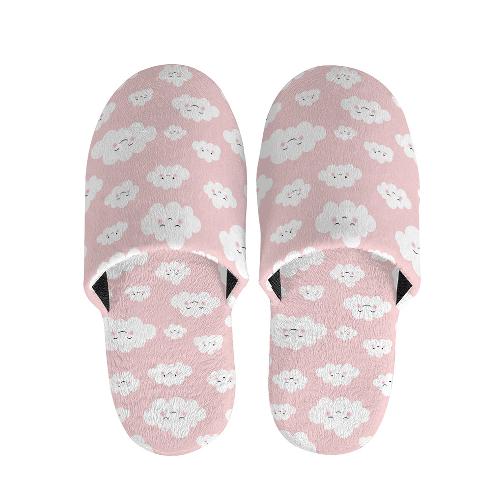 Cute Cloud Pattern Print Slippers