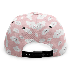 Cute Cloud Pattern Print Snapback Cap