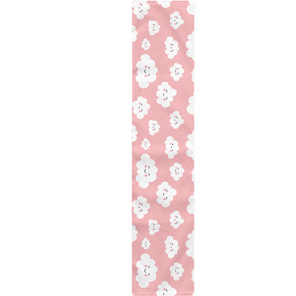 Cute Cloud Pattern Print Table Runner