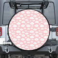 Cute Cloud Pattern Print Tire Cover