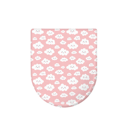 Cute Cloud Pattern Print Toilet Lid Cover