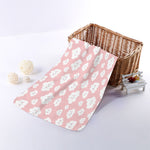 Cute Cloud Pattern Print Towel