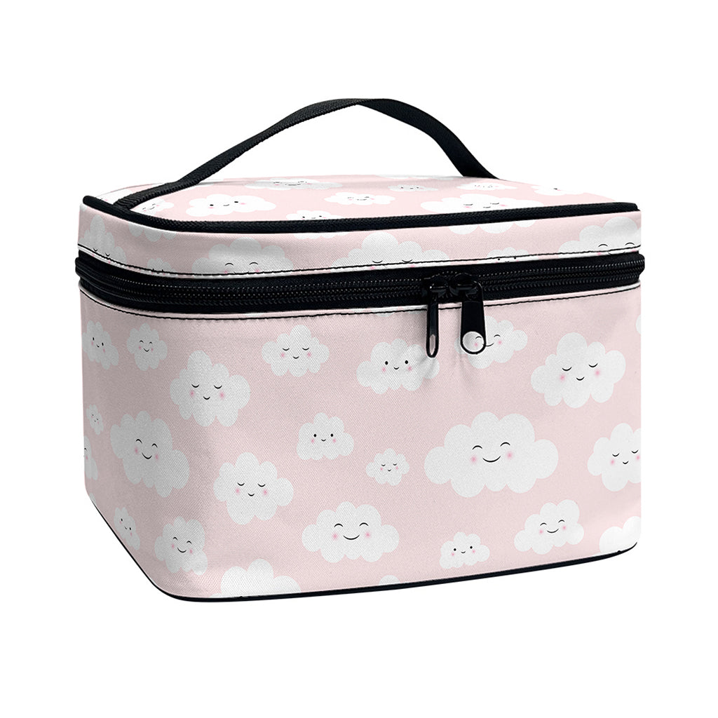 Cute Cloud Pattern Print Travel Makeup Bag