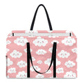 Cute Cloud Pattern Print Utility Tote Bag
