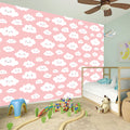 Cute Cloud Pattern Print Wall Sticker