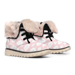 Cute Cloud Pattern Print Winter Boots