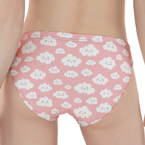 Cute Cloud Pattern Print Women's Panties