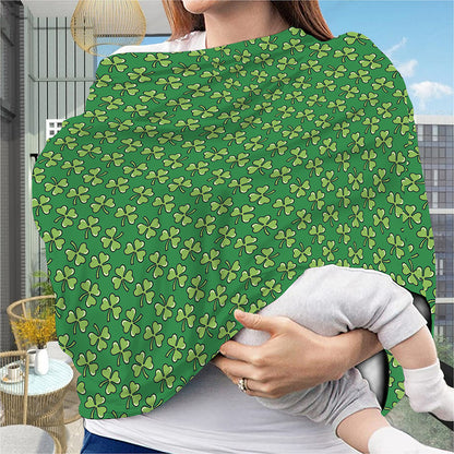 Cute Clover St. Patrick's Day Print Baby Seat Cover