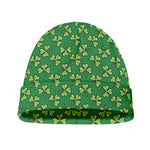 Cute Clover St. Patrick's Day Print Beanie