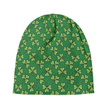 Cute Clover St. Patrick's Day Print Beanie
