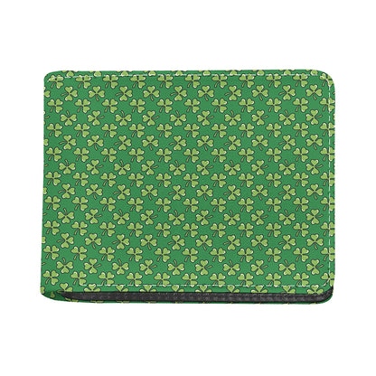 Cute Clover St. Patrick's Day Print Bifold Wallet