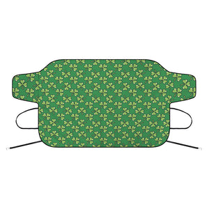 Cute Clover St. Patrick's Day Print Car Windshield Snow Cover