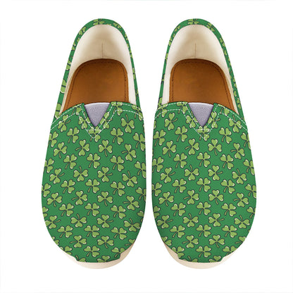 Cute Clover St. Patrick's Day Print Casual Shoes