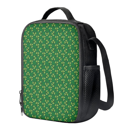 Cute Clover St. Patrick's Day Print Crossbody Lunch Bag