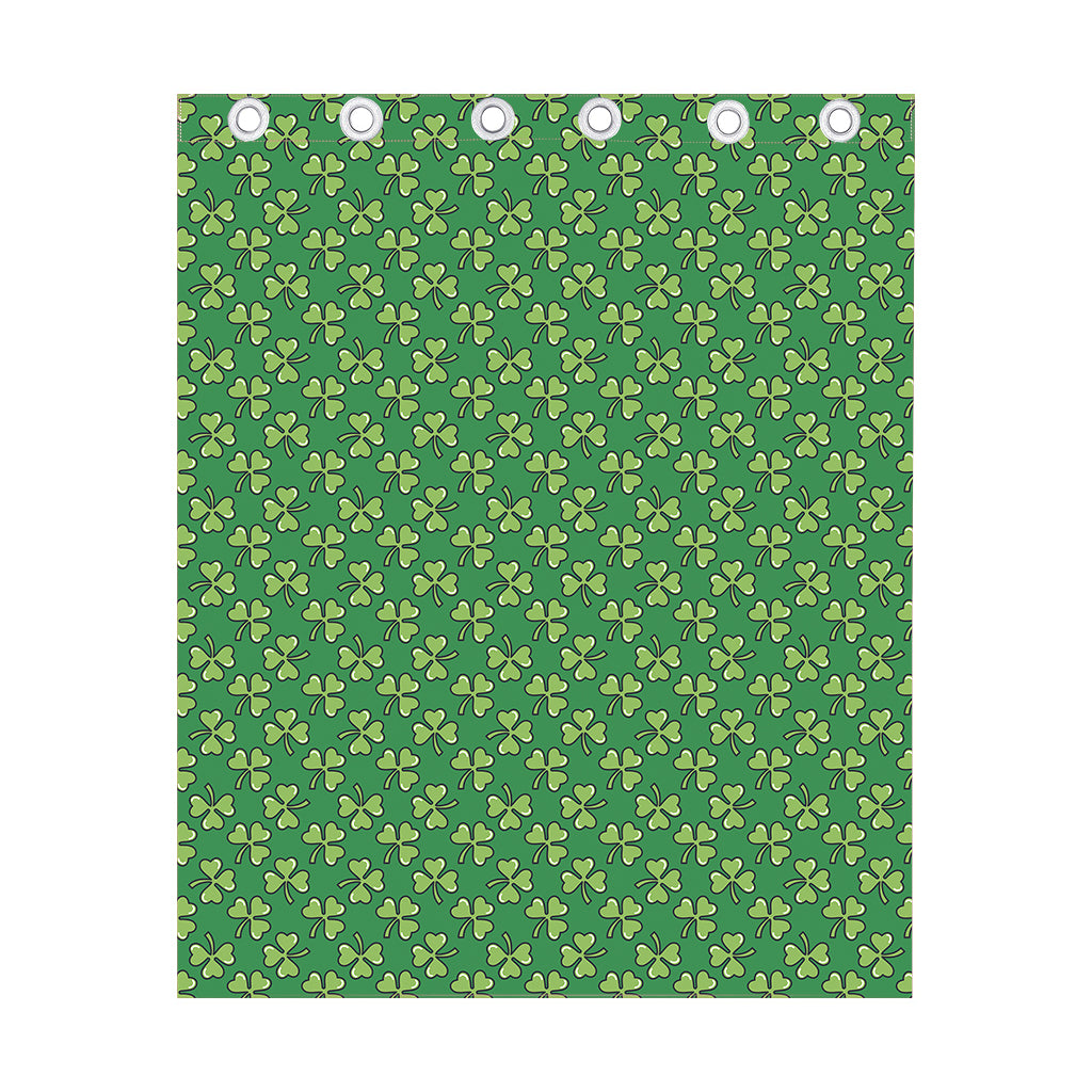 Cute Clover St. Patrick's Day Print Curtain