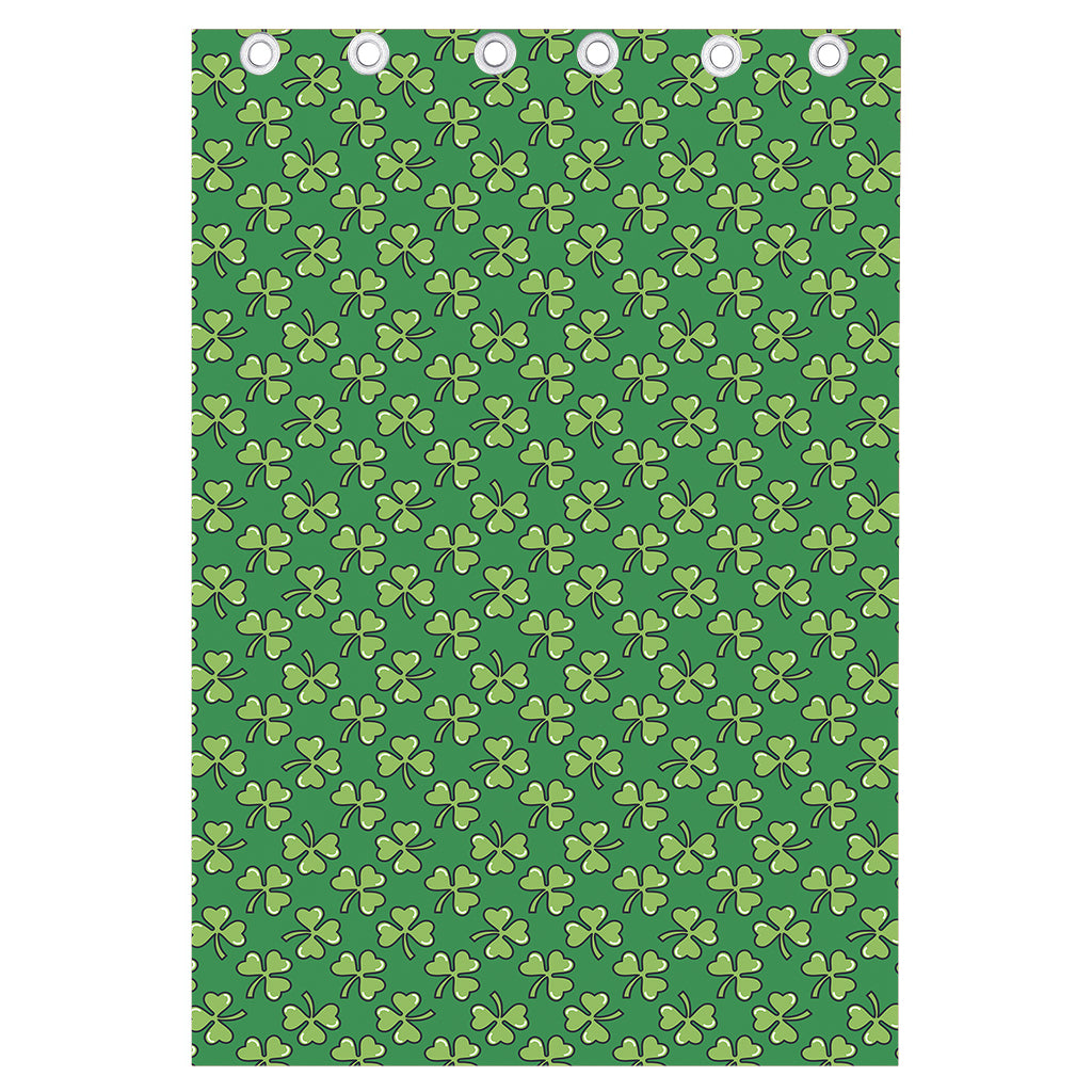 Cute Clover St. Patrick's Day Print Curtain