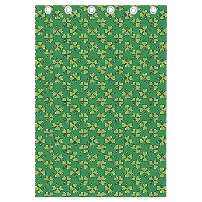 Cute Clover St. Patrick's Day Print Curtain
