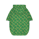 Cute Clover St. Patrick's Day Print Dog Zip Up Hoodie