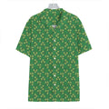 Cute Clover St. Patrick's Day Print Hawaiian Shirt
