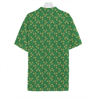 Cute Clover St. Patrick's Day Print Hawaiian Shirt