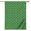 Cute Clover St. Patrick's Day Print House Flag