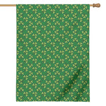 Cute Clover St. Patrick's Day Print House Flag