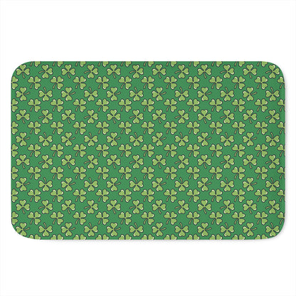 Cute Clover St. Patrick's Day Print Indoor Door Mat