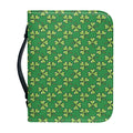Cute Clover St. Patrick's Day Print Leather Bible Cover