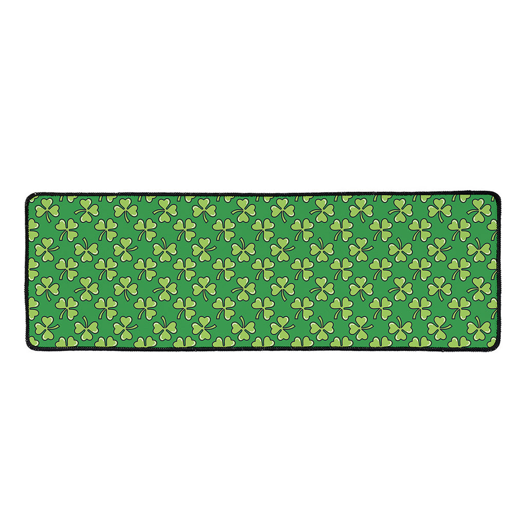 Cute Clover St. Patrick's Day Print Long Kitchen Mat