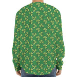 Cute Clover St. Patrick's Day Print Long Sleeve Baseball Jersey
