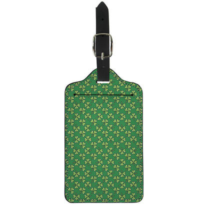 Cute Clover St. Patrick's Day Print Luggage Tag
