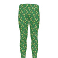 Cute Clover St. Patrick's Day Print Men's Leggings