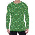 Cute Clover St. Patrick's Day Print Men's Long Sleeve T-Shirt