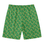 Cute Clover St. Patrick's Day Print Men's Swim Trunks