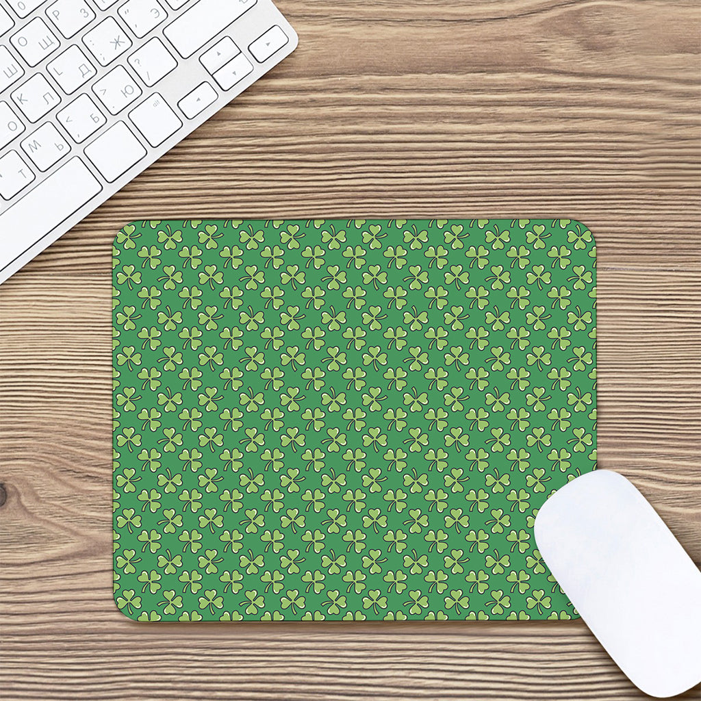 Cute Clover St. Patrick's Day Print Mouse Pad