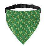 Cute Clover St. Patrick's Day Print Over The Collar Dog Bandana