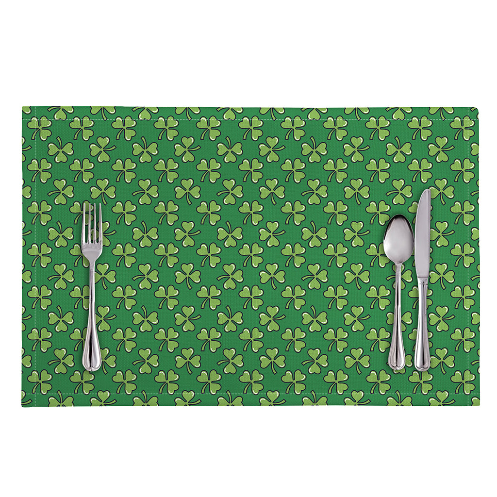 Cute Clover St. Patrick's Day Print Placemat