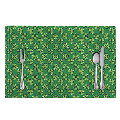 Cute Clover St. Patrick's Day Print Placemat