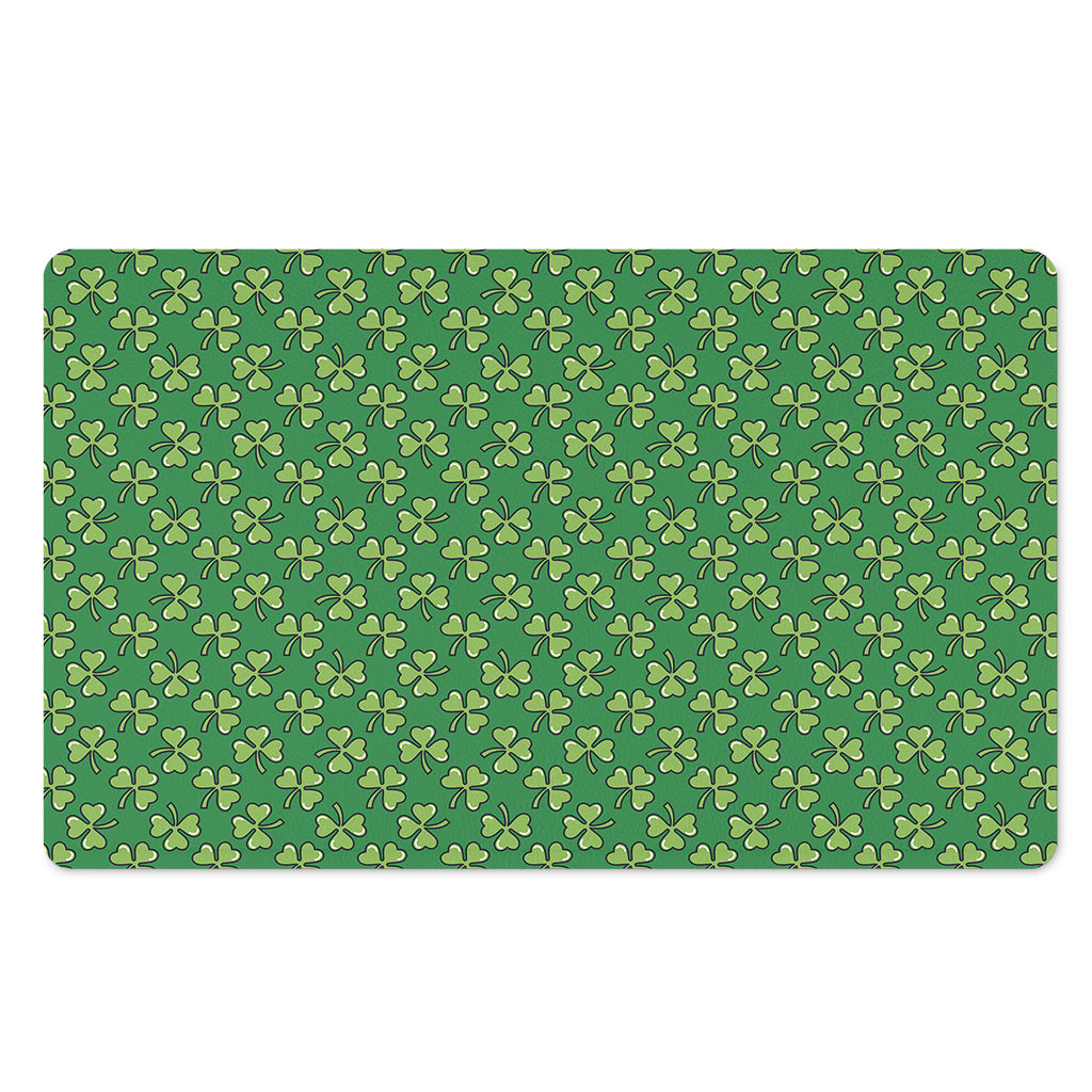 Cute Clover St. Patrick's Day Print Polyester Doormat