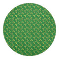 Cute Clover St. Patrick's Day Print Round Blanket