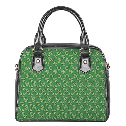 Cute Clover St. Patrick's Day Print Shoulder Handbag
