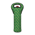 Cute Clover St. Patrick's Day Print Single Neoprene Wine Tote