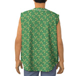 Cute Clover St. Patrick's Day Print Sleeveless Baseball Jersey