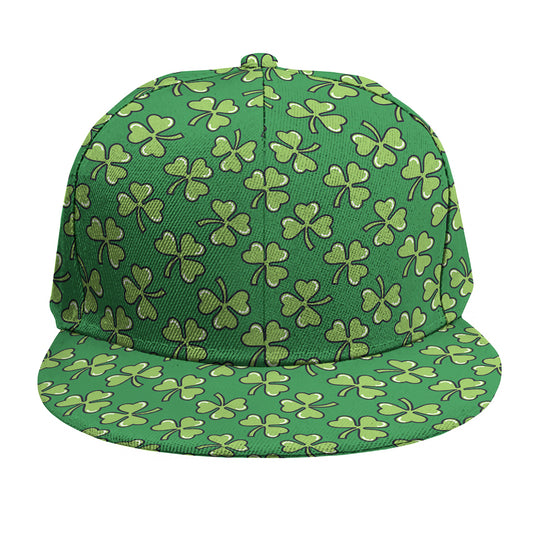 Cute Clover St. Patrick's Day Print Snapback Cap