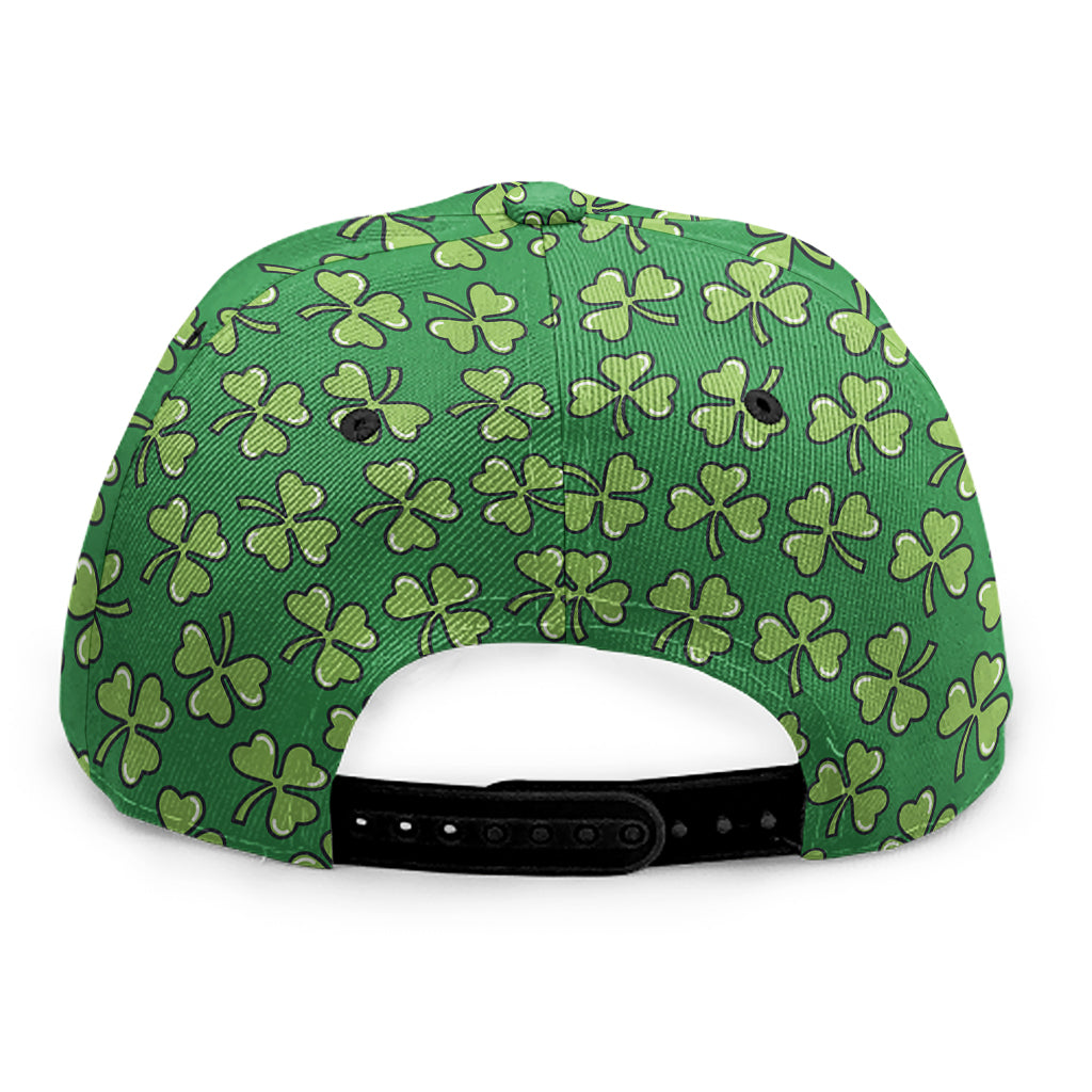 Cute Clover St. Patrick's Day Print Snapback Cap