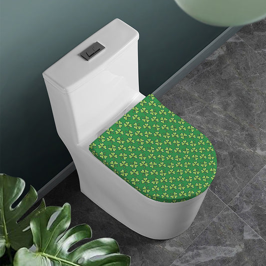 Cute Clover St. Patrick's Day Print Toilet Lid Cover
