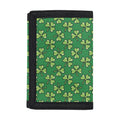 Cute Clover St. Patrick's Day Print Trifold Wallet