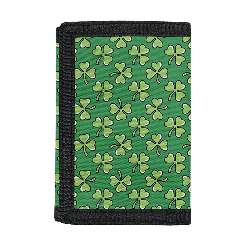 Cute Clover St. Patrick's Day Print Trifold Wallet