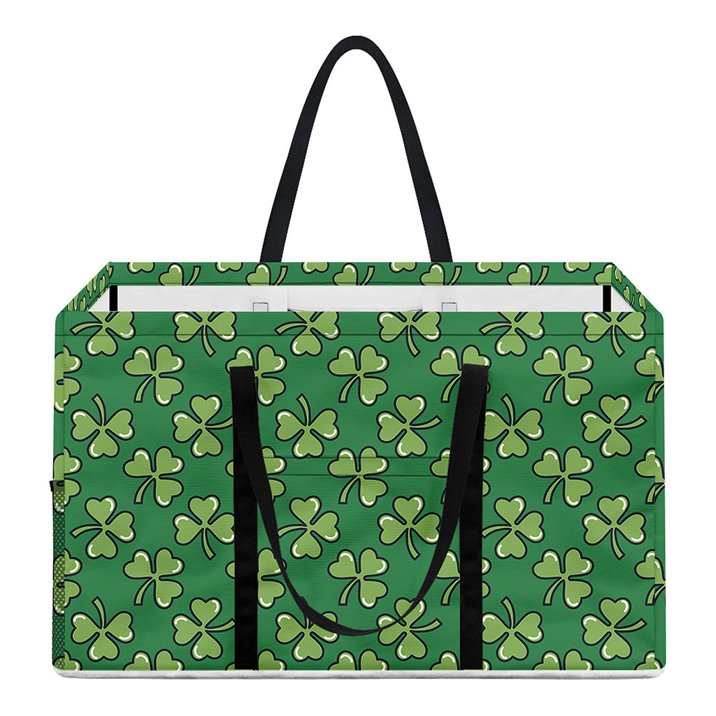Cute Clover St. Patrick's Day Print Utility Tote Bag